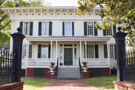 Het eerste Witte Huis van de confederatie